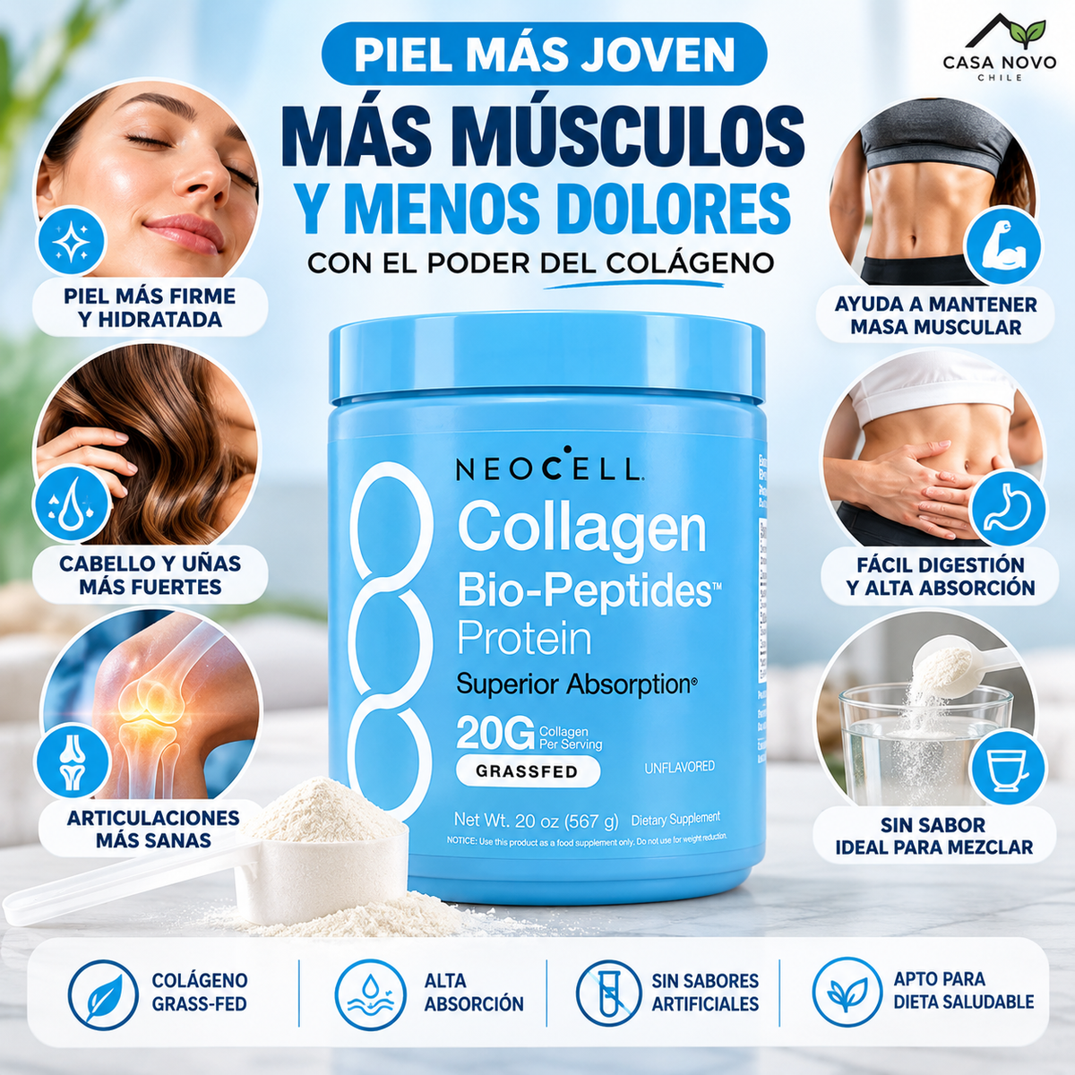 NEOCELL BIO-PEPTIDES - CUIDA TU PIEL A DIARIO