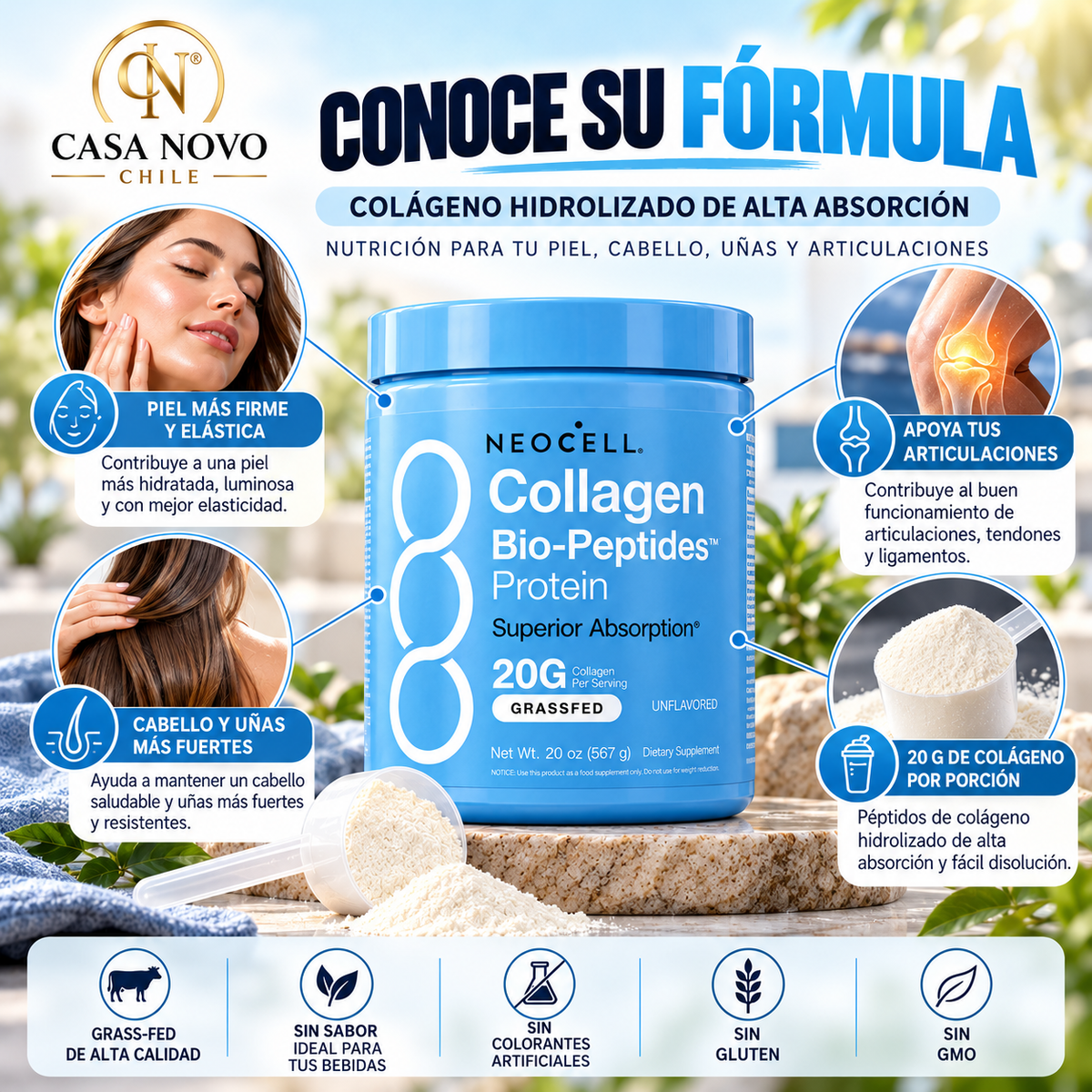NEOCELL BIO-PEPTIDES - CUIDA TU PIEL A DIARIO