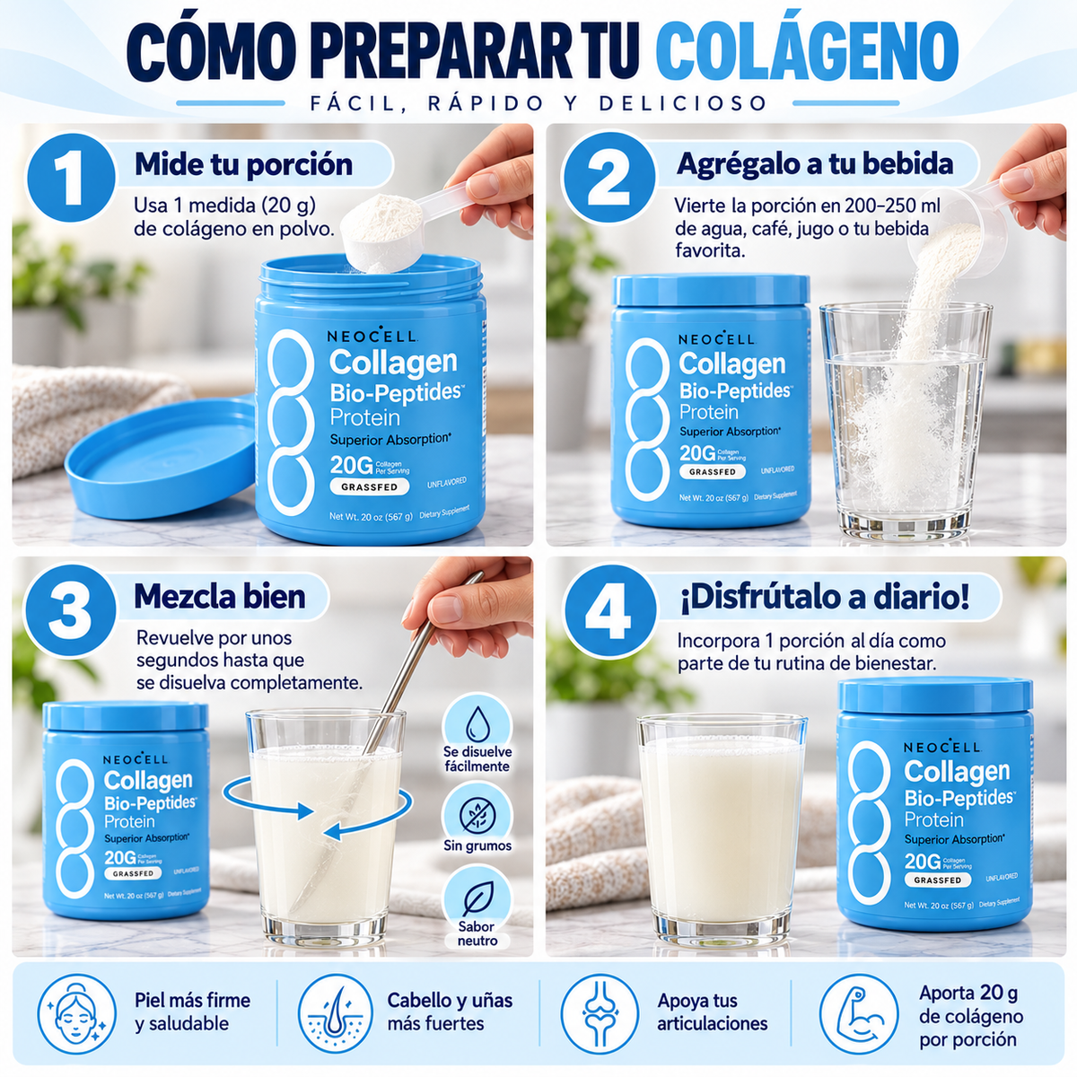 NEOCELL BIO-PEPTIDES - CUIDA TU PIEL A DIARIO