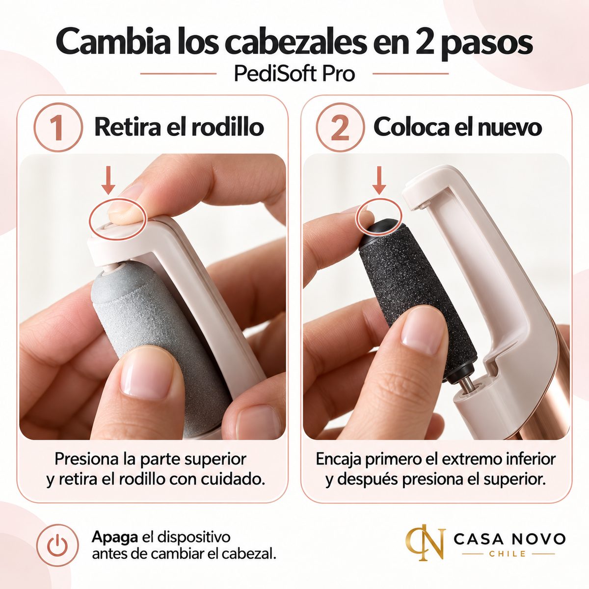 PediSoft Pro™ | Rodillo Exfoliante Eléctrico para Pies