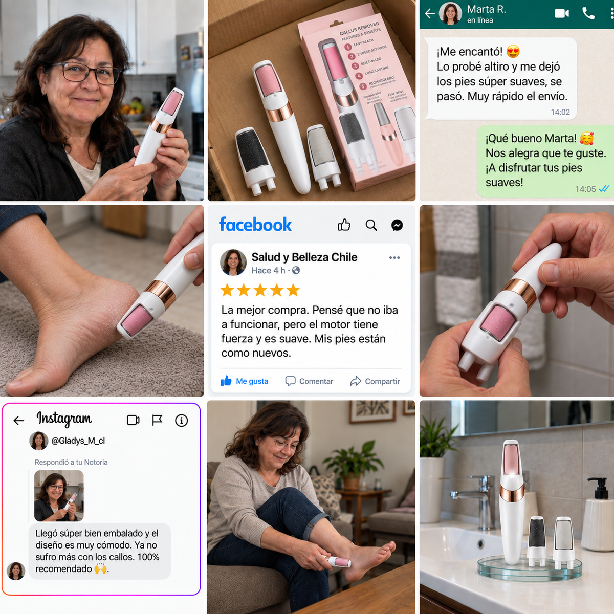 PediSoft Pro™ | Rodillo Exfoliante Eléctrico para Pies