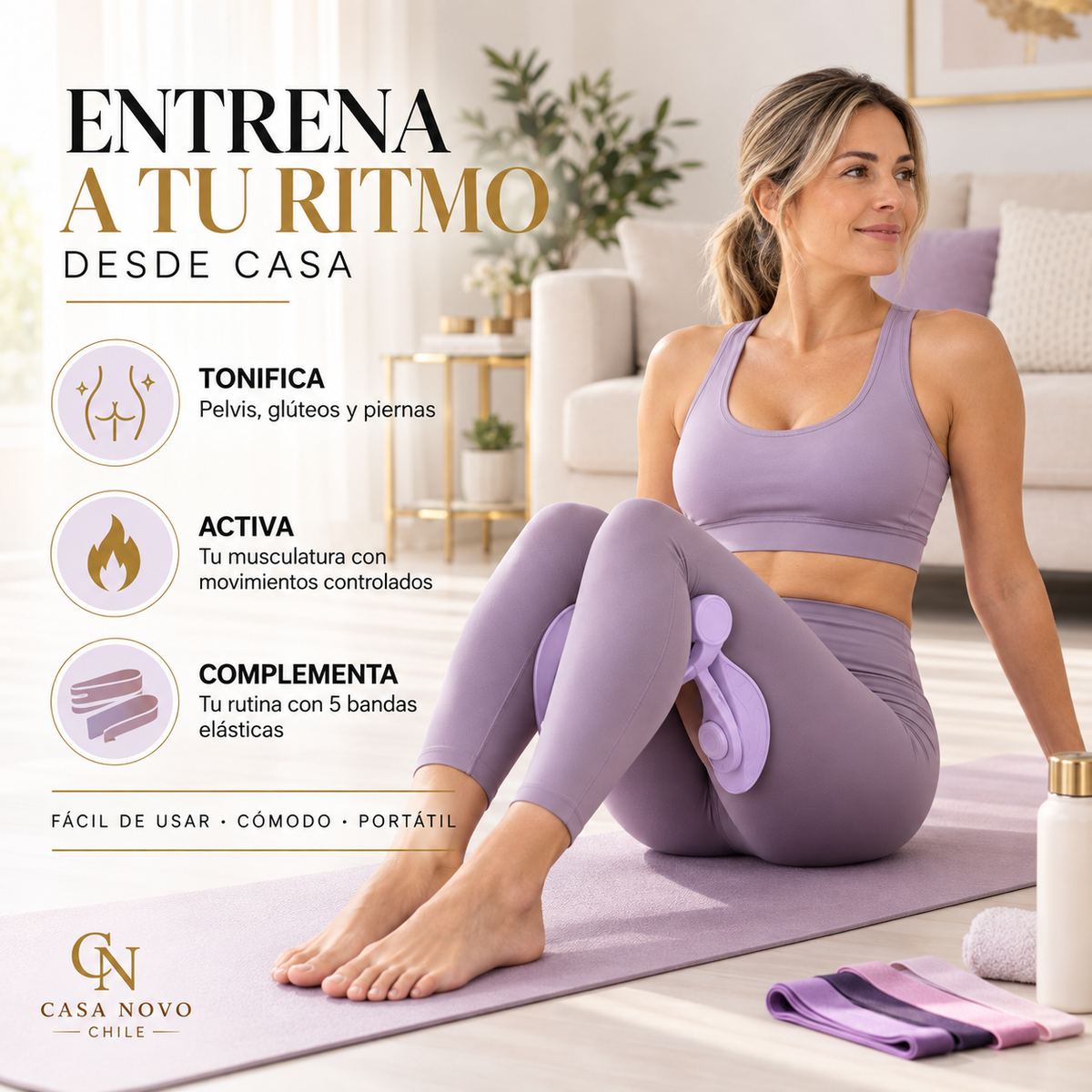PelviNova™ | Ejercitador de pelvis en casa