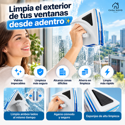 MagniClean™ – Limpia tus ventanas por fuera sin asomarte.